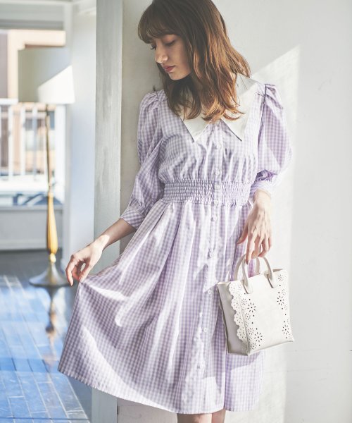 セール ギンガムチェックシャツワンピース トランテアン ソン ドゥ モード 31 Sons De Mode Magaseek