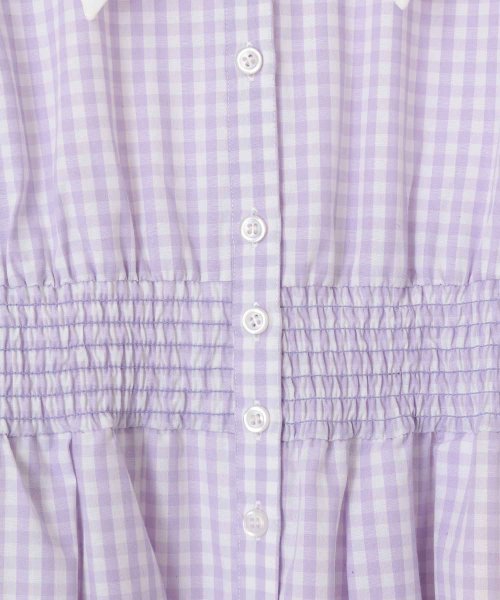 クーポン開催中 セール Off ギンガムチェックシャツワンピース トランテアン ソン ドゥ モード 31 Sons De Mode Magaseek