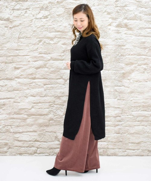 セール サイドスリットロングワンピース エイミーパール バイ パウダーシュガー Eimy Peal By Powder Sugar Magaseek