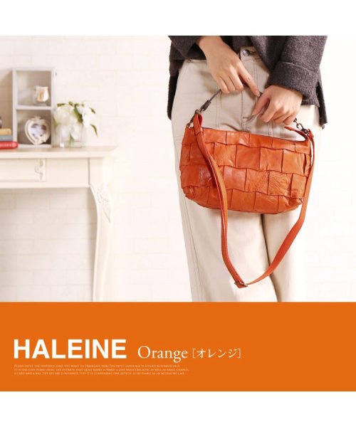 HALEINE(アレンヌ)/[HALEINE]牛革レザーパッチワーク2WAYショルダーバッグ/img12