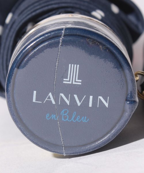 LANVIN en Bleu(umbrella)(ランバンオンブルー（傘）)/折りたたみ傘　クイックアーチ　ドット/img04