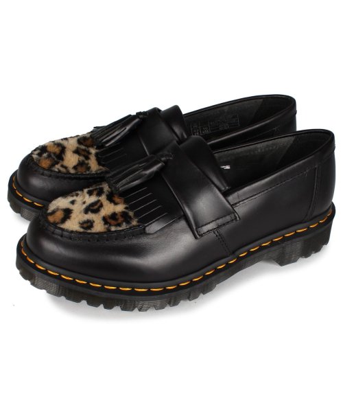 ドクターマーチン Dr Martens ローファー タッセル メンズ ヒョウ柄 Adrian Leopard Fur Lined Tassle Loafer ブ ドクターマーチン Dr Martens Magaseek