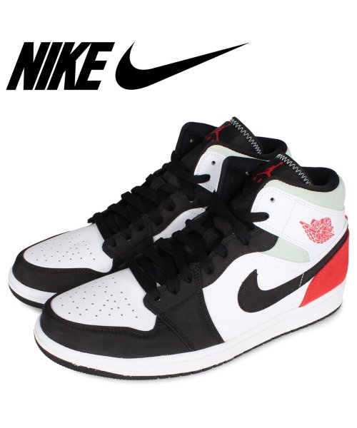 クーポン開催中 Nike Air Jordan 1 Mid Se ナイキ エアジョーダン1 スニーカー メンズ ホワイト 白 100 ナイキ Nike Magaseek