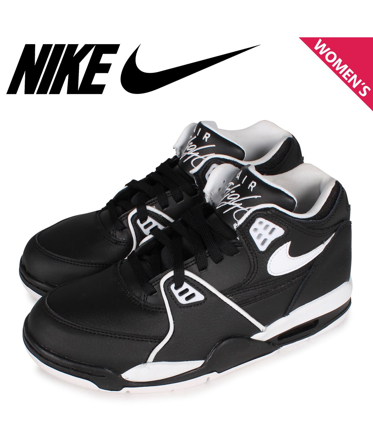 NIKE AIR FLIGHT 89 GS ナイキ エアフライト 89 スニーカー レディース ブラック 黒 CT1570－001