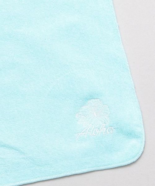 KAHIKO(カヒコ)/【Kahiko】Aloha ハイビスカス刺繍タオルハンカチ 4JGP1101/img01