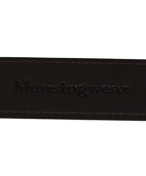 Munsingwear(マンシングウェア)/マンシングウェア Munsingwear ベルト レザーベルト メンズ 本革 LEATHER BELT ブラック ブラウン 黒 MUN－4505/img03