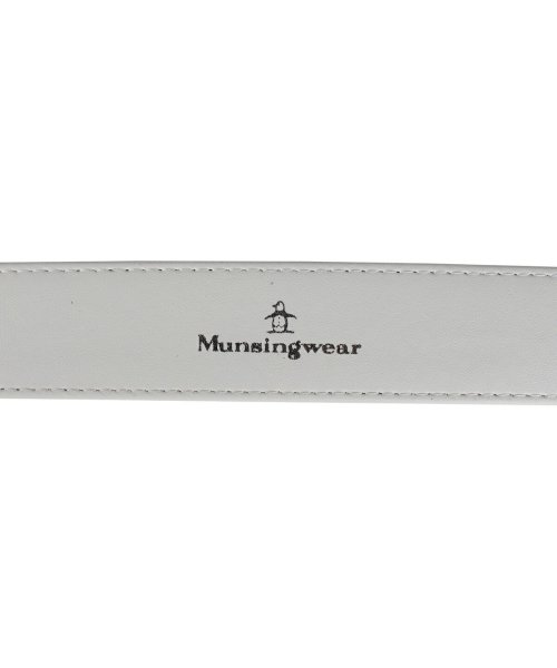 Munsingwear(マンシングウェア)/マンシングウェア Munsingwear ベルト レザーベルト メンズ LEATHER BELT ブラック ネイビー レッド 黒 MU－1050119/img03