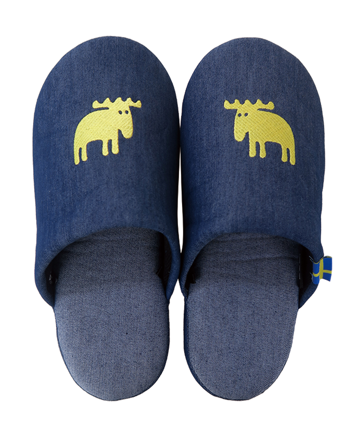 moz ストレッチデニムスリッパ イエロー M(503715555) | モズ(moz