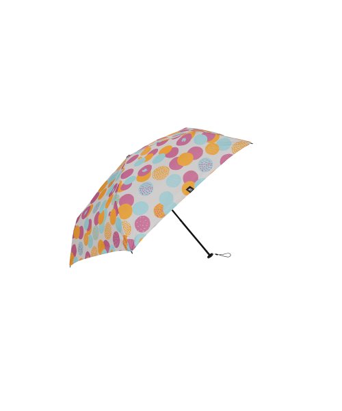 moz(モズ)/moz 耐風骨UV軽量折りたたみ傘 ドットピンク/img01