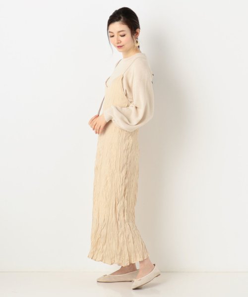 シワ加工ワンピース 畦編みニットset アルシーヴ Archives Magaseek