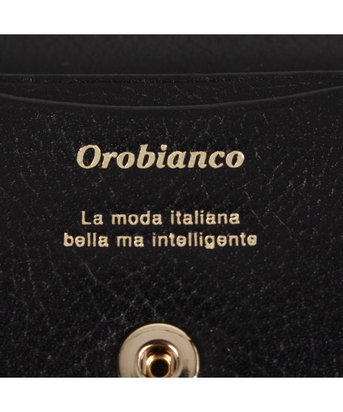 Orobianco(オロビアンコ)/オロビアンコ Orobianco 財布 小銭入れ コインケース メンズ 本革 COIN CASE ブラック 黒 ORS－030608/img04