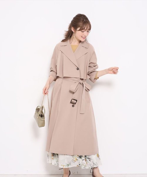 ケープ風トレンチコート アプワイザー リッシェ Apuweiser Riche Magaseek