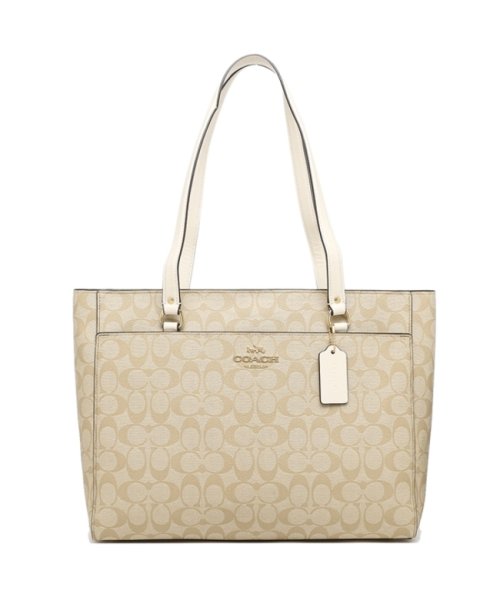 コーチ トートバッグ アウトレット レディース Coach Imdqc ライトカーキ ホワイト 対応 コーチ Coach Magaseek