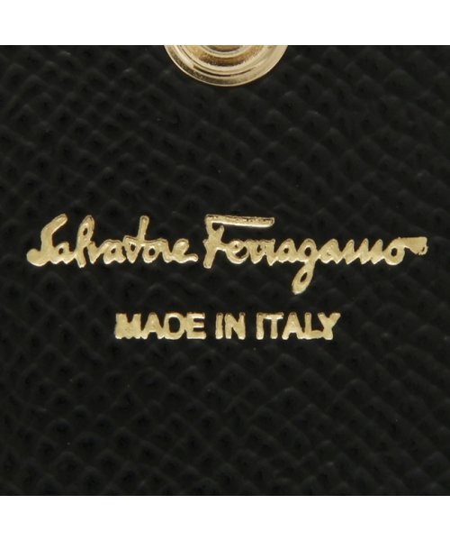 FERRAGAMO(フェラガモ)/フェラガモ 折財布 レディース ヴァラレインボー リボン ミニ財布 FERRAGAMO 22D515 0725300 ブラック/img08