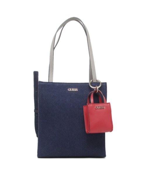 ゲス トートバッグ ショルダーバッグ レディース Guess Jd Dark Denim ネイビー ゲス Guess Magaseek