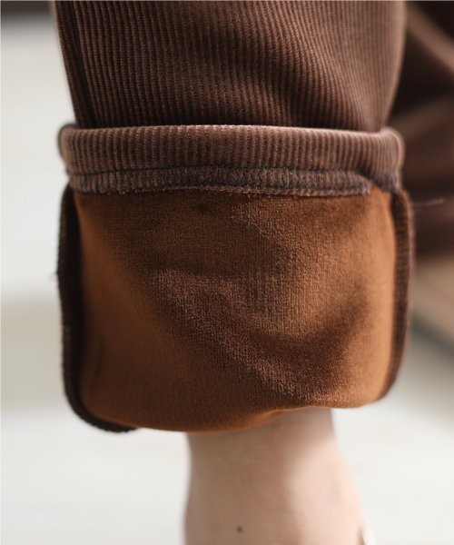 aimoha(aimoha（アイモハ）)/毛布のような肌ざわり裏起毛 暖かリラックスパンツ/img25