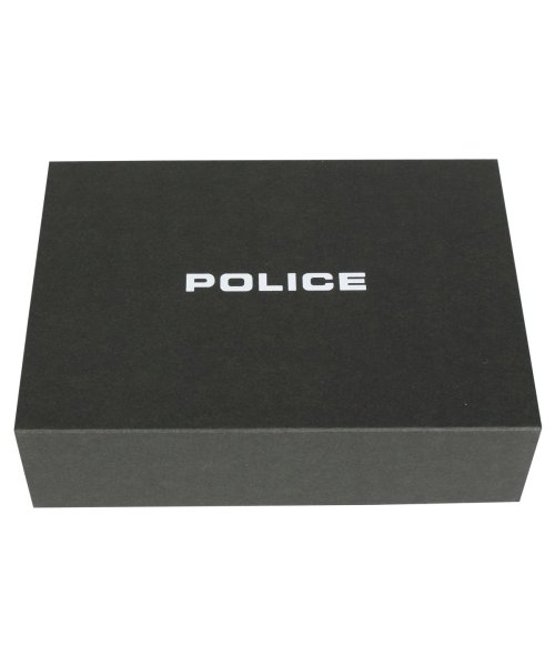 POLICE(ポリス)/ポリス POLICE キーケース キーホルダー イーブン メンズ 4連 本革 KEY CASE ブラック ホワイト ダーク ブラウン 黒 白 PA－5500/img09
