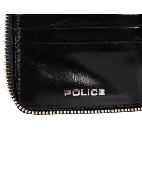 POLICE(ポリス)/ポリス POLICE 財布 二つ折り メンズ サーキット ラウンドファスナー CIRCUIT WALLET ブラック グレー キャメル 黒 PA－6102/img07