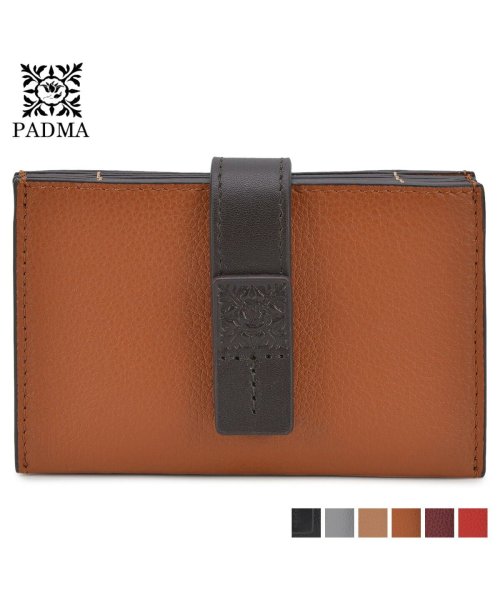 PADMA(パドマ)/パドマ PADMA カードケース 名刺入れ 定期入れ レディース CARD CASE ブラック グレー ベージュ ブラウン ワイン レッド 黒 PAD－3023/img03