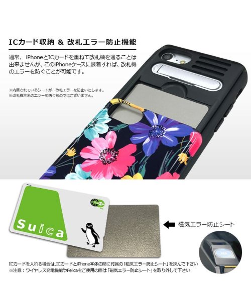 Iphonese 第2世代 Iphone8 7 6s 6 セシルマクビー Cecilmcbee スイートピーwhite スタンドミラー付きカード収納 背面ケース エムファクトリー Mーfactory Magaseek