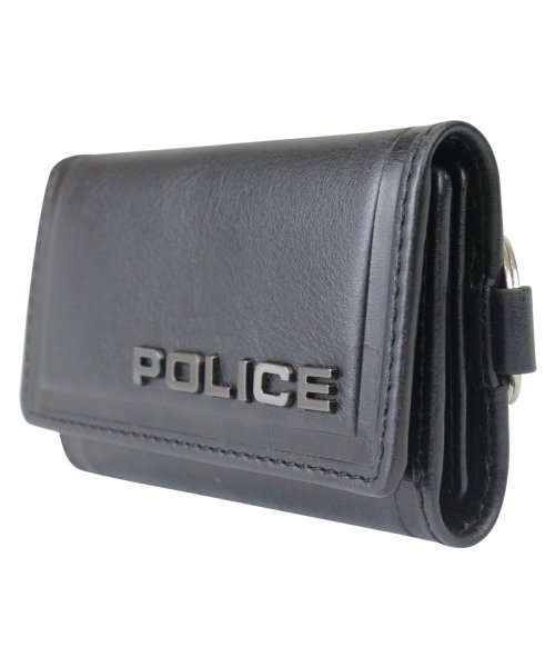 POLICE(ポリス)/ポリス POLICE キーケース キーホルダー メンズ 5連 レザー EDGE KEY CASE ブラック キャメル ダーク ブラウン 黒 PA－58003/img01