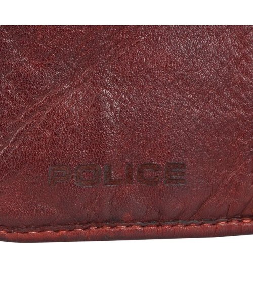 POLICE(ポリス)/ポリス POLICE 財布 三つ折り メッシュ メンズ 本革 TRI－FOLD WALLET ブラック ネイビー ブラウン 黒 PA－70303/img08