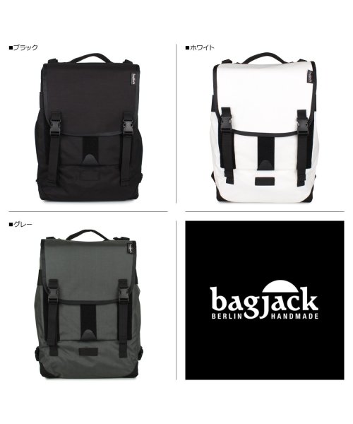 Bagjack(バッグジャック)/bagjack バッグジャック スキッドキャット リュック バックパック メンズ レディース 防水 20L SKIDCAT M ブラック ホワイト グレー 黒 /img12