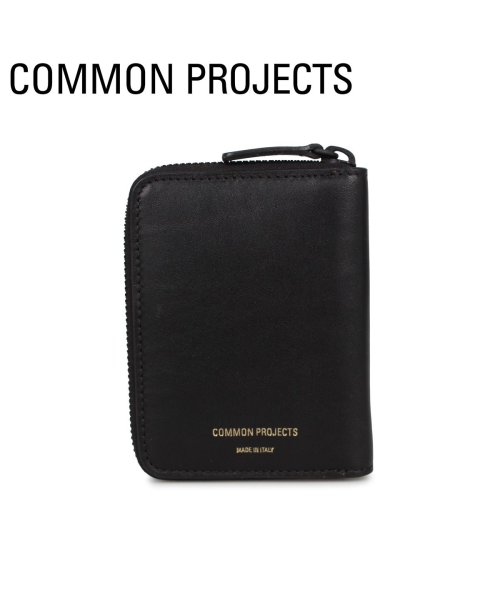 CommonProjects(コモンプロジェクト)/コモンプロジェクト Common Projects 財布 小銭入れ コインケース メンズ ラウンドファスナー ZIP COIN CASE ブラック 黒 9180/img01