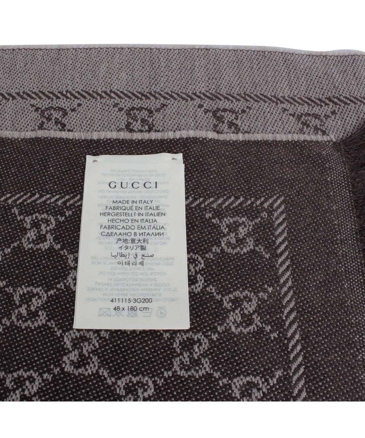 グッチ GUCCI マフラー スカーフ メンズ レディース イタリア製 SCARF ベージュ 4111153G200