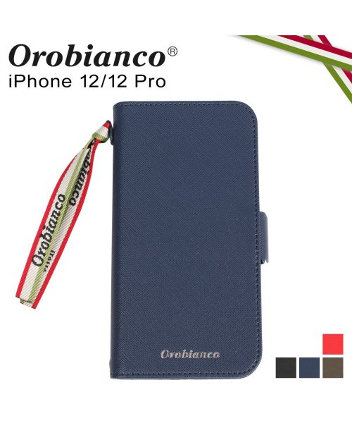 Orobianco(オロビアンコ)/オロビアンコ Orobianco iPhone 12 mini 12 12 Pro ケース スマホ 携帯 手帳型 アイフォン メンズ レディース サフィアーノ調/img01