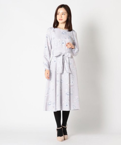 セール 無地切替花柄ワンピース ミッシュマッシュ Misch Masch Magaseek