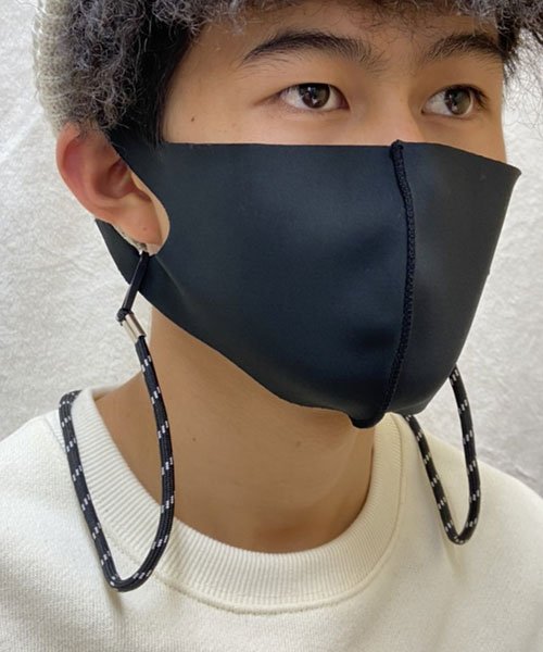 MARUKAWA(マルカワ)/マスクストラップ/食事の時など置き場所に困らない 紛失防止 汚染防止/マスクで個性を出す時代/韓国 韓流 ファッション マスクひも/帽子 ハット キャップにも/img01