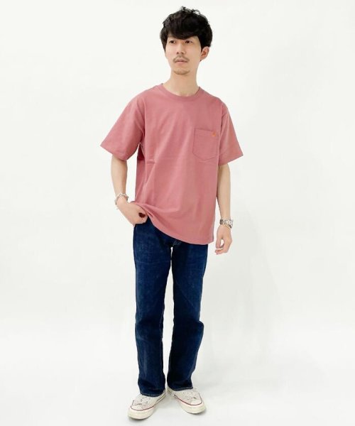 GLOSTER(GLOSTER)/【UNIVERSAL OVERALL / ユニバーサルオーバーオール】 POCKET TEE ポケット付きTシャツ #U913232/img15