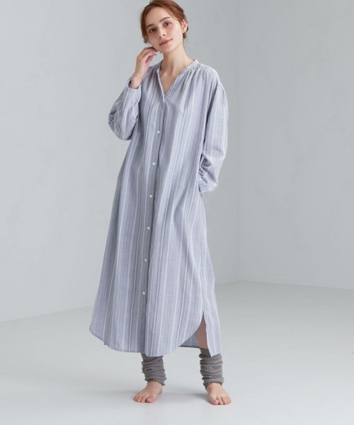 green label relaxing(グリーンレーベルリラクシング)/★★ [ Livelihood (ライブリフッド) ] ROOMWEAR ガーゼ クルタ ワンピース/img13