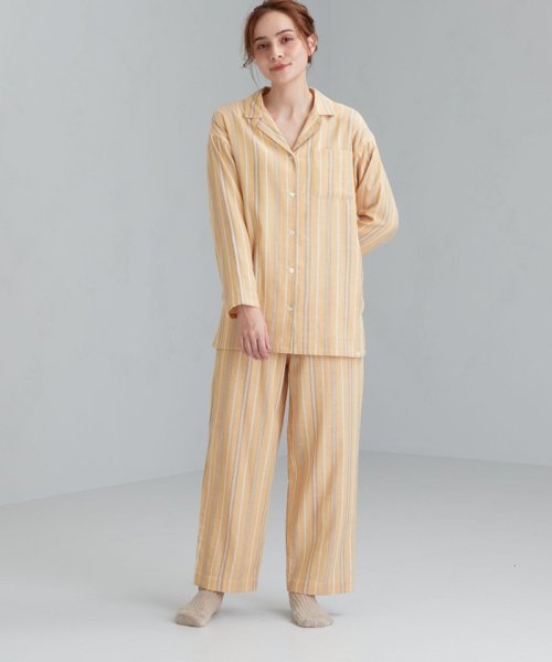 green label relaxing(グリーンレーベルリラクシング)/★★  [ Livelihood (ライブリフッド) ] ROOMWEAR ガーゼ パジャマ/img11