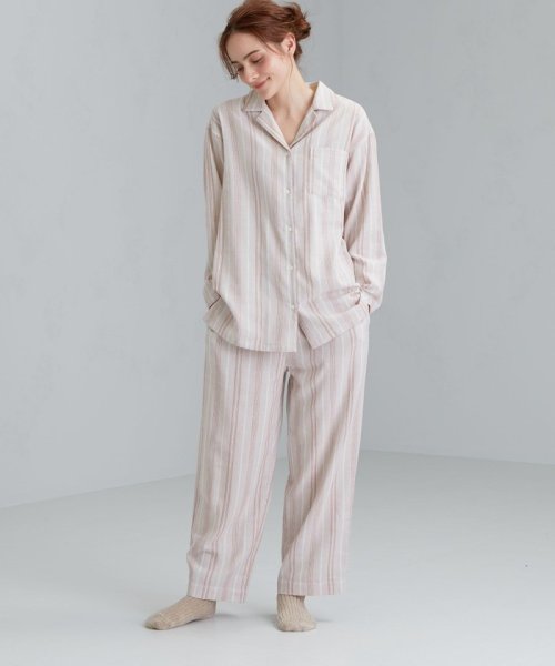 green label relaxing(グリーンレーベルリラクシング)/★★  [ Livelihood (ライブリフッド) ] ROOMWEAR ガーゼ パジャマ/img19