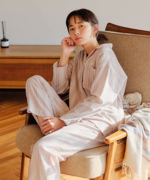 green label relaxing(グリーンレーベルリラクシング)/★★  [ Livelihood (ライブリフッド) ] ROOMWEAR ガーゼ パジャマ/img26