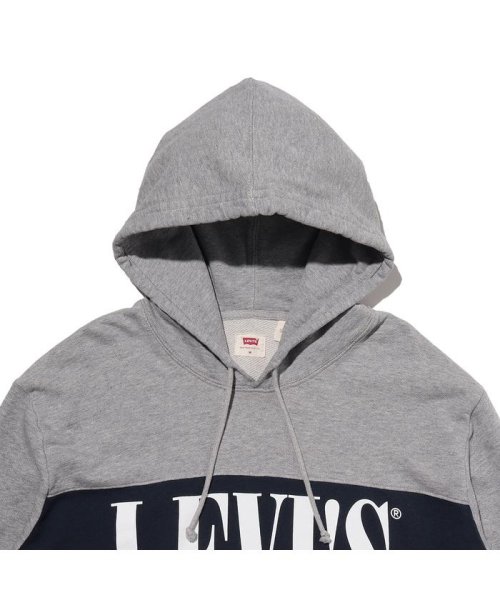 Levi's(リーバイス)/カラーブロックフーディ LOGO COLORBLOCK HOODIE M GREY HTHR/img03