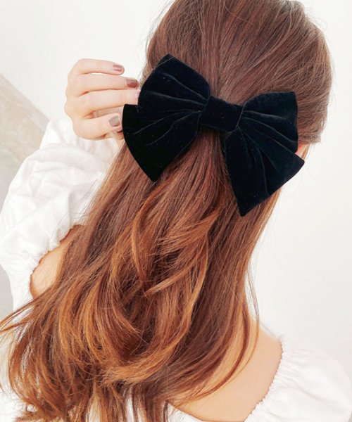 セール リボンヘアゴム 大きめ 可愛い 髪留め 髪飾り ヘアアクセサリー オシャレ プレゼント 人気 セイヘイショップ Seiheishop Magaseek