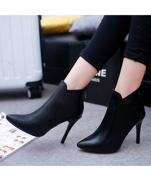 セール ショートブーツ レディース ヒールブーツ ピンヒール Nxl1236 シュベック Svec Magaseek