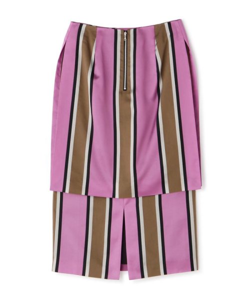 セール】 アドーア(ADORE) |カラーレジメンタルスカート(503730670  