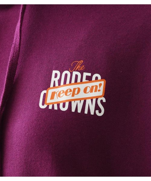 RODEO CROWNS WIDE BOWL(ロデオクラウンズワイドボウル)/W MIX PATCH HOODIE/img26