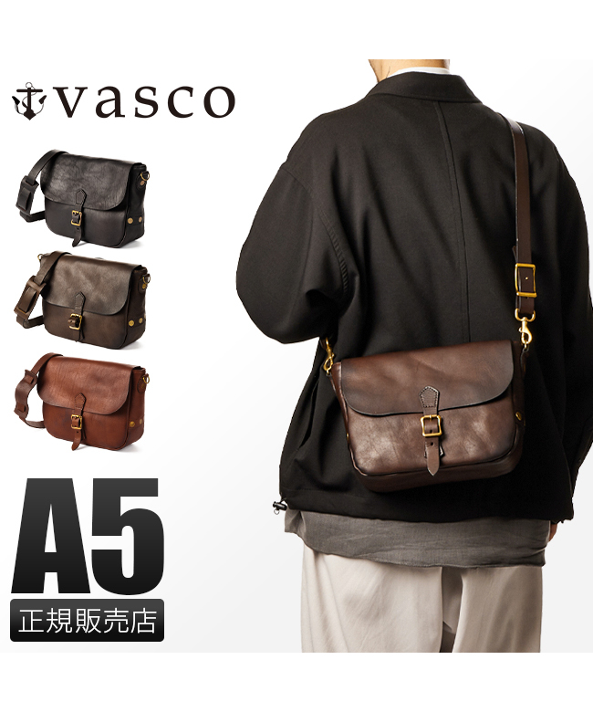 ヴァスコ オールドオイル ショルダーバッグ 本革 日本製 ブランド VASCO VS－249L