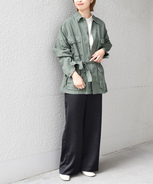 SHIPS WOMEN(シップス　ウィメン)/【WEB限定】ROTHCO:B.D.Uシャツ with belt◇/img33