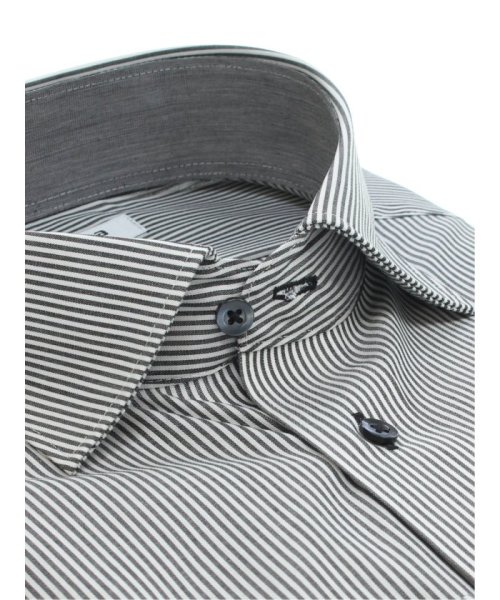 TAKA-Q(タカキュー)/形態安定吸水速乾スリムフィット ワイドカラー長袖シャツ/img05