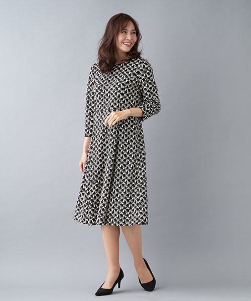 セール 49 Off 千鳥格子柄ワンピ ス レリアン Leilian Magaseek