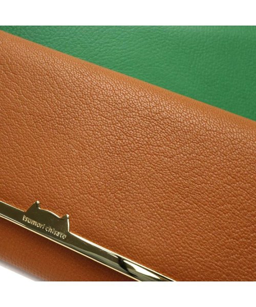 ツモリチサト 財布 tsumori chisato CARRY プットオンネコ 束入れ 長財布 本革 小銭入れ付き かわいい 日本製 57485 