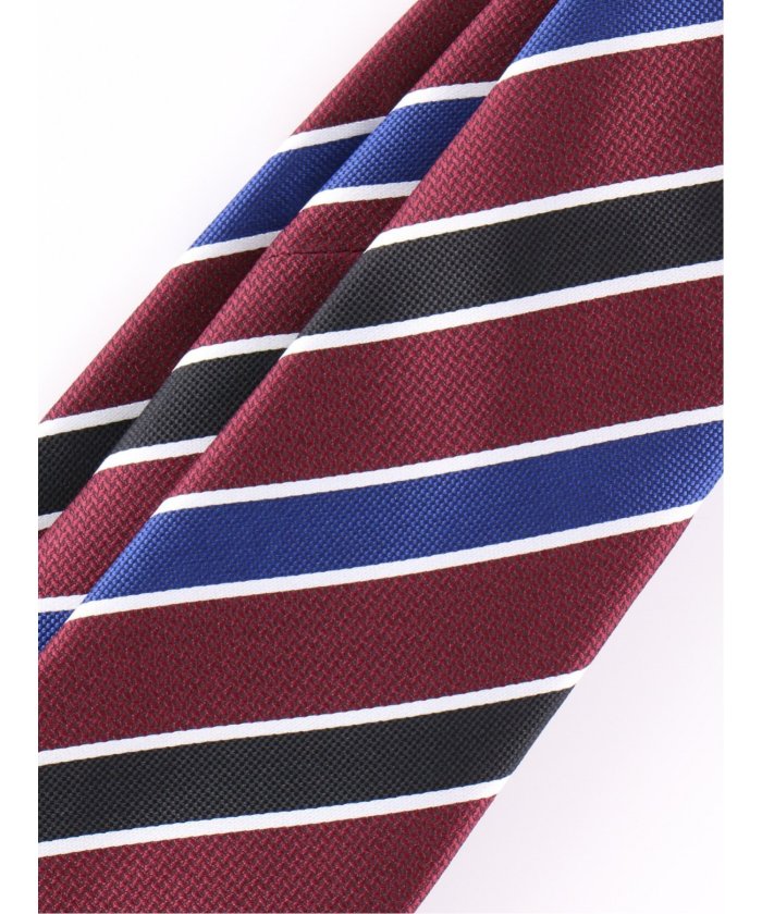 正規品 ワイドストライプ柄タイ 半額品