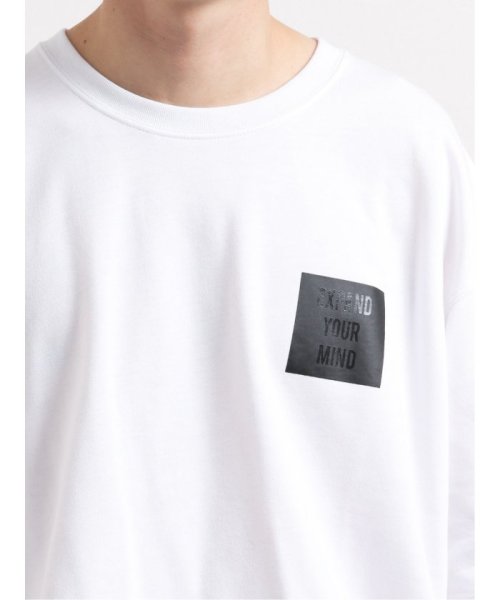 semanticdesign(セマンティックデザイン)/ミニ裏毛エンボス加工クルーネック半袖BIGTシャツ/img12
