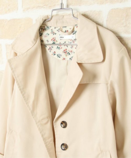 セール キッズ ボリュームスリーブトレンチコート 1 160cm イッカ キッズ Ikka Kids Magaseek